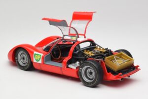Porsche 906E BP World Record Runs Monza 1967 Minichamps 1:18 100676100 Kovina – slika 5 od 8