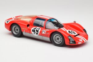Porsche 906K #49 R. Vogele / J. Siffert 12 Hours of Sebring 1966 Minichamps 1:18 100666149 Kovina – slika 6 od 8