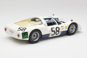 Porsche 906K #58 G. Klass / R. Stommelen 24 Hours of Le Mans 1966 Minichamps 1:18 100666158 Kovina – slika 3 od 8
