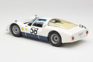 Porsche 906K #58 G. Klass / R. Stommelen 24 Hours of Le Mans 1966 Minichamps 1:18 100666158 Kovina – slika 7 od 8