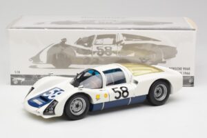 Porsche 906K #58 G. Klass / R. Stommelen 24 Hours of Le Mans 1966 Minichamps 1:18 100666158 Kovina – slika 8 od 8