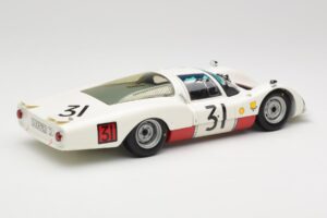 Porsche 906 LH #31 H. Herrmann / H. Linge Porsche System Engineering 24 Hours of Le Mans 1966 Minichamps 1:18 100666131 Kovin – slika 3 od 8