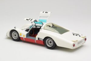 Porsche 906 LH #31 H. Herrmann / H. Linge Porsche System Engineering 24 Hours of Le Mans 1966 Minichamps 1:18 100666131 Kovin – slika 5 od 8