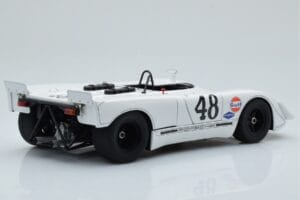 Porsche 908/02 #48 S. McQueen / P. Revson 12 Hours of Sebring 2nd Place Post Race Version 1970 AUTOart 1:18 87072 Kovina – slika 3 od 8