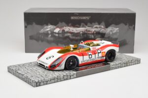 Porsche 908/02 Spyder #6 K. Lins / R. Attwood Nürburgring 1000km 1969 Minichamps 1:18 107692006 Kovina – slika 6 od 6