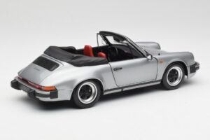 Porsche 911 930 Carrera 3.2 Kabriolet Siva Metalik Minichamps 1:18 100063034 Kovina – slika 3 od 8