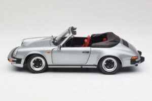 Porsche 911 930 Carrera 3.2 Kabriolet Siva Metalik Minichamps 1:18 100063034 Kovina – slika 4 od 8