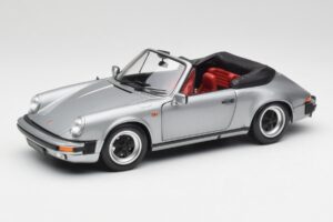 Porsche 911 930 Carrera 3.2 Kabriolet Siva Metalik Minichamps 1:18 100063034 Kovina