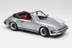 Porsche 911 930 Carrera 3.2 Kabriolet Siva Metalik Minichamps 1:18 100063034 Kovina – slika 6 od 8