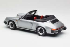 Porsche 911 930 Carrera 3.2 Kabriolet Siva Metalik Minichamps 1:18 100063034 Kovina – slika 7 od 8
