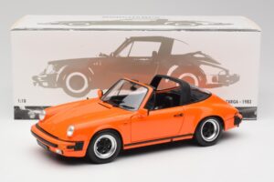 Porsche 911 930 Carrera 3.2 Targa Oranžna Minichamps 1:18 100063064 Kovina – slika 8 od 8
