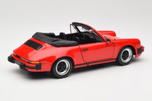Porsche 911 930 Carrera 3.2 Cabriolet Guards Red Minichamps 1:18 110063030 Kovina – slika 3 od 8