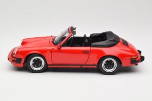 Porsche 911 930 Carrera 3.2 Cabriolet Guards Red Minichamps 1:18 110063030 Kovina – slika 4 od 8