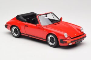 Porsche 911 930 Carrera 3.2 Cabriolet Guards Red Minichamps 1:18 110063030 Kovina – slika 6 od 8