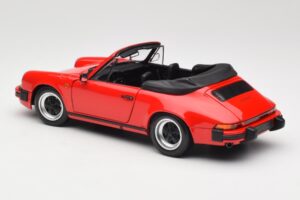 Porsche 911 930 Carrera 3.2 Cabriolet Guards Red Minichamps 1:18 110063030 Kovina – slika 7 od 8