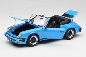 Porsche 911 930 Carrera Kabriolet Modra Minichamps 1:18 100063032 Kovina – slika 2 od 8