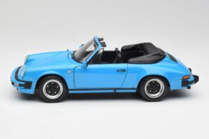 Porsche 911 930 Carrera Kabriolet Modra Minichamps 1:18 100063032 Kovina – slika 4 od 8