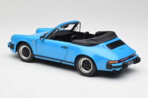 Porsche 911 930 Carrera Kabriolet Modra Minichamps 1:18 100063032 Kovina – slika 7 od 8