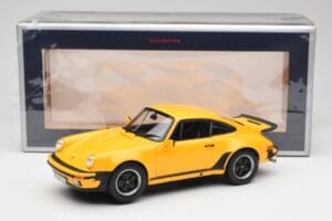Porsche 911 930 Turbo 3.0 Rumena Norev 1:18 187579 Kovina – slika 8 od 8