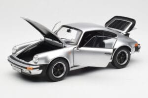 Porsche 911 930 Turbo 3.3 Srebrn Norev 1:18 187574 Kovina – slika 2 od 8