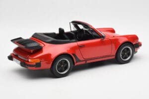 Porsche 911 930 Turbo Kabriolet Rdeč Norev 1:18 187664 Kovina – slika 3 od 8