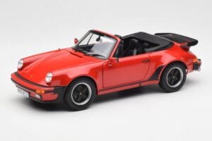 Porsche 911 930 Turbo Kabriolet Rdeč Norev 1:18 187664 Kovina