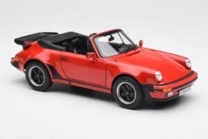 Porsche 911 930 Turbo Kabriolet Rdeč Norev 1:18 187664 Kovina – slika 6 od 8