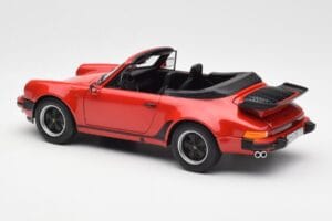 Porsche 911 930 Turbo Kabriolet Rdeč Norev 1:18 187664 Kovina – slika 7 od 8