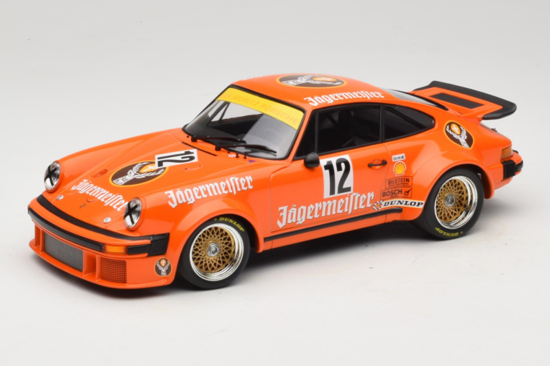 Porsche 911 934 Jagermeister #12 H. Kelleners Winner ADAC Eifelrennen DRM 1976 Minichamps 1:18 155766412 Kovina