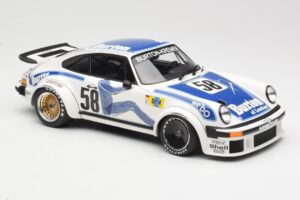 Porsche 911 934 #58 B. Wollek / P. Gurdjian Kremer Racing Winners Group 4 24 Hours of Le Mans 1977 Minichamps 1:18 155776458  – slika 4 od 6