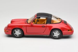 Porsche 911 964 Carrera 2 Targa Rdeč Anson 1:18 30305-W Kovina – slika 4 od 8