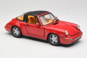 Porsche 911 964 Carrera 2 Targa Rdeč Anson 1:18 30305-W Kovina – slika 6 od 8