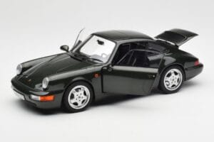 Porsche 911 964 Carrera 4 Zelen Metalik Norev 1:18 187321 Kovina – slika 2 od 8
