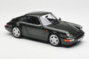 Porsche 911 964 Carrera 4 Zelen Metalik Norev 1:18 187321 Kovina – slika 6 od 8