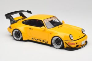 Porsche 911 964 RWB Keema Yellow GT Spirit 1:18 GT492 Smola – slika 4 od 6