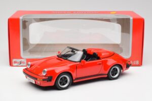 Porsche 911 964 Speedster Rdeč Maisto 1:18 37800-M2 Kovina – slika 8 od 8