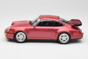 Porsche 911 964 Turbo Rdeč Minichamps 1:18 155069102 Kovina – slika 3 od 6