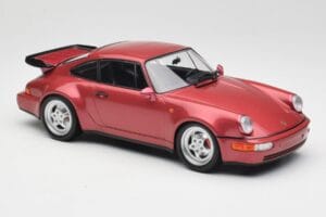 Porsche 911 964 Turbo Rdeč Minichamps 1:18 155069102 Kovina – slika 4 od 6