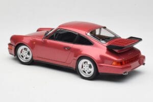 Porsche 911 964 Turbo Rdeč Minichamps 1:18 155069102 Kovina – slika 5 od 6