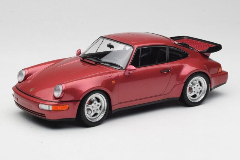 Porsche 911 964 Turbo Rdeč Minichamps 1:18 155069102 Kovina