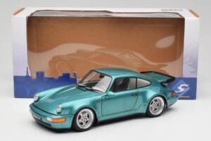 Porsche 911 964 Turbo Wimbledon Green Metallic Solido 1:18 S1803407 Kovina – slika 8 od 8
