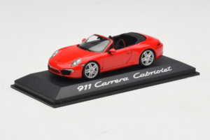 Porsche 911 991 Carrera Kabriolet Rdeč Minichamps 1:43 WAP0200120C Kovina – slika 2 od 4