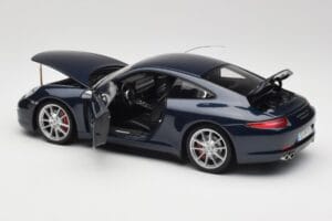 Porsche 911 991 Carrera S Blue Metallic Minichamps 1:18 WAP0210200C Kovina – slika 5 od 8