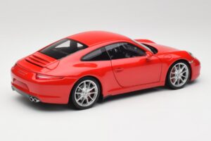 Porsche 911 991 Carrera S Guards Rdeč Minichamps 1:18 100061020 Kovina – slika 3 od 8