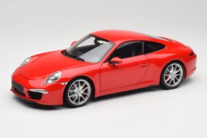 Porsche 911 991 Carrera S Guards Rdeč Minichamps 1:18 100061020 Kovina