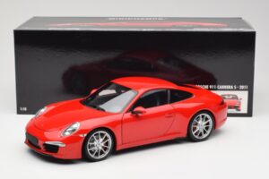 Porsche 911 991 Carrera S Guards Rdeč Minichamps 1:18 100061020 Kovina – slika 8 od 8