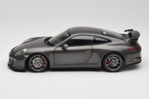 Porsche 911 991 GT3 Grey Metallic Minichamps 1:18 110062720 Kovina – slika 4 od 8