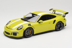 Porsche 911 991.1 GT3 RS Lizard Green & Stripes Minichamps 1:18 155066224 Kovina