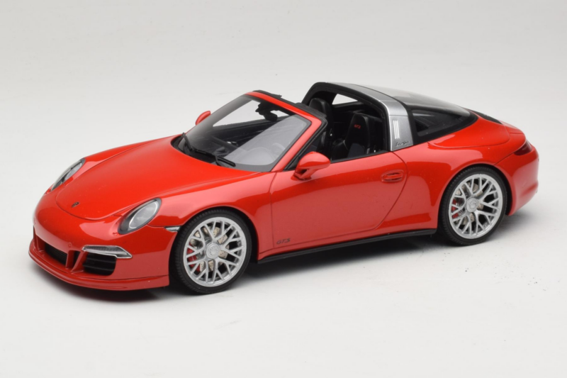 Porsche 911 991 Targa GTS Rdeč GT Spirit 1:18 GT718 Smola