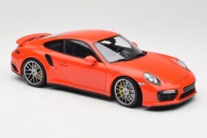 Porsche 911 991 Turbo S Lava Orange Minichamps 1:18 110067120 Kovina – slika 6 od 8
